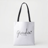 Oma heeft nieuwe oma cadeau ingesteld tote bag (Voorkant)