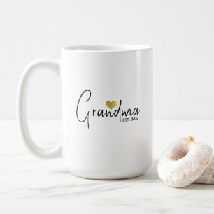 Oma heeft nieuwe oma cadeau opgericht koffiemok