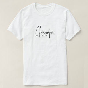 Oma heeft nieuwe opa cadeau ingesteld t-shirt