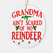 Oma heeft Ran over Keramisch Ornament (Links)