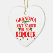 Oma heeft Ran over Keramisch Ornament (Links)