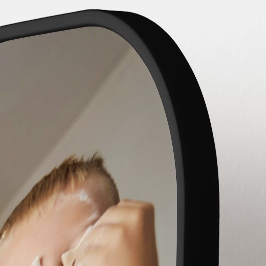 Oma heeft witte script foto ingesteld pickleball paddle (Links Detail)