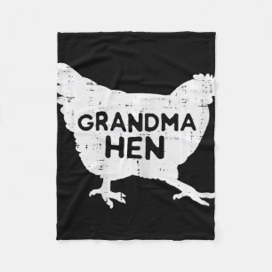 Oma Hen Kip Moederdag Boerderij Boer Nana M Fleece Deken