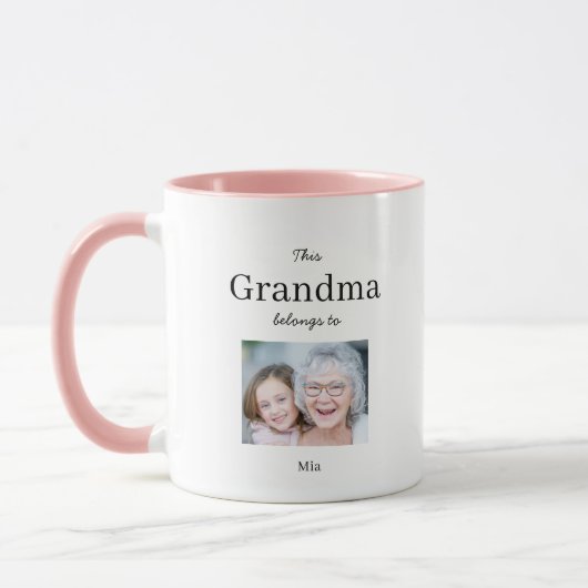Oma hoort bij, aangepaste foto koffiemok mok (Links)