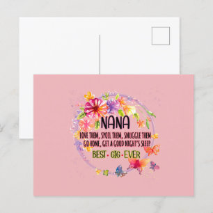 Oma, hou van ze, verwen ze, knuffel ze briefkaart