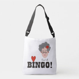 Oma houdt van bingo crossbody tas