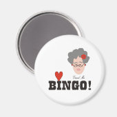 Oma houdt van bingo magneet (Voorkant / Achterkant)