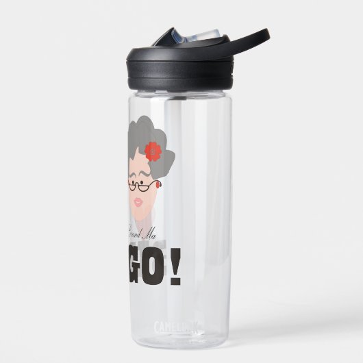 Oma houdt van bingo waterfles (Links)