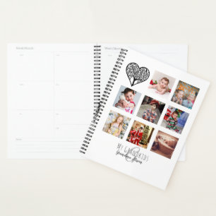 Oma houdt van haar familieboom Foto Collage Gift Planner
