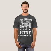 Oma houdt van haar kleinkinderen Pottery Grandma T-shirt (Voorkant volledig)