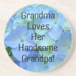 Oma houdt van haar knappe opa! onderzetters