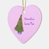 Oma houdt van Iris Ornament (Links)