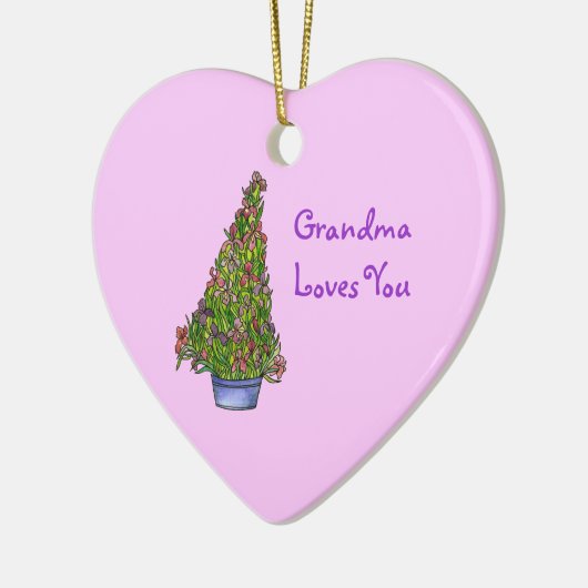 Oma houdt van Iris Ornament (Links)