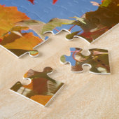 Oma houdt van jou! puzzels cadeaus Herfstbladeren (Zijkant)