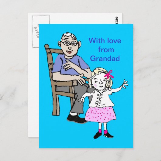 Oma houdt van me briefkaart (Voorkant / Achterkant)