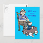 Oma houdt van me briefkaart (Voorkant / Achterkant)