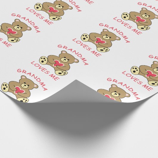 Oma houdt van me cadeaupapier (Hoek)