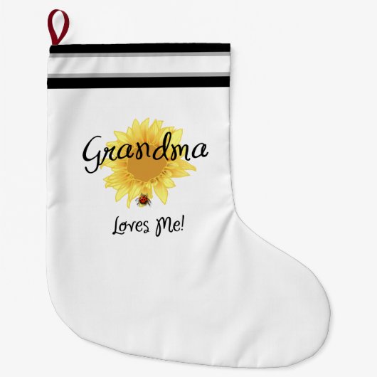Oma houdt van me grote kerstsok (Voorkant)