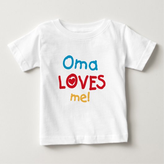 Oma houdt van me T-shirts en cadeautjes (Voorkant)