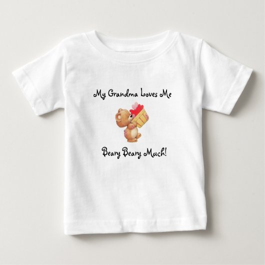 Oma houdt van me Toddler-Baby Shirt (Voorkant)