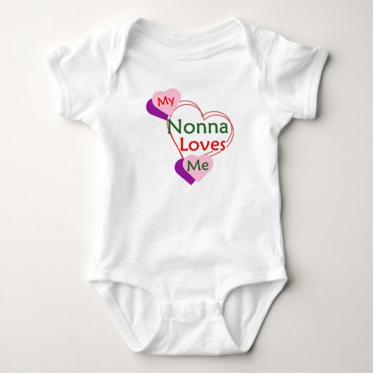 Oma houdt van mij babybody romper (Voorkant)