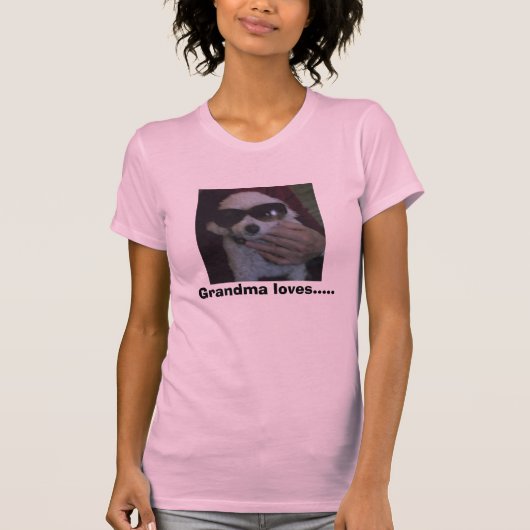 Oma houdt van..... t-shirt (Voorkant)