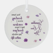 Oma ik hou van je glas ornament (Achterkant)