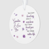 Oma ik hou van je ornament (voorkant)