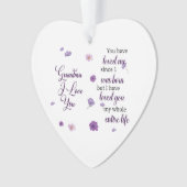 Oma ik hou van je ornament (voorkant)