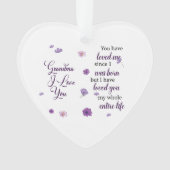 Oma ik hou van je ornament (voorkant)