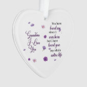 Oma ik hou van je ornament (voorkant)