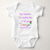 Oma, ik hou van je! romper (Voorkant)