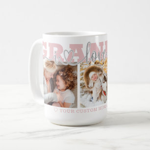 OMA Ik Hou Van Jou 3 Foto's Roze Koffiemok