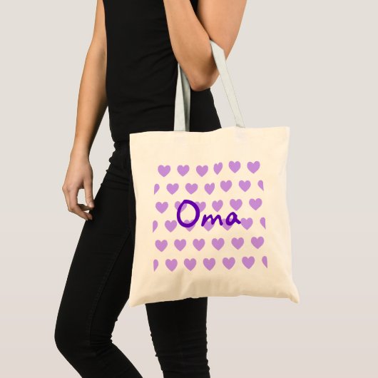 Oma in het Paars Tote Bag (Voorkant (product))
