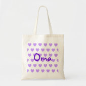 Oma in het Paars Tote Bag (Voorkant)