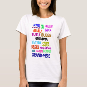 Oma in verschillende talen T-Shirt