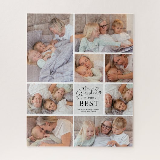Oma is de Beste Foto Collage Legpuzzel (Verticaal)