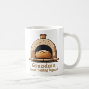 Oma is een legende in het bakken van brood koffiemok