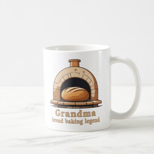 Oma is een legende in het bakken van brood koffiemok (Rechts)