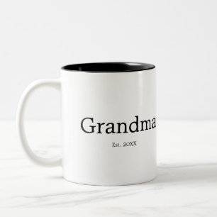 Oma is gevestigd Nieuwe Oma Cadeau Tweekleurige Koffiemok