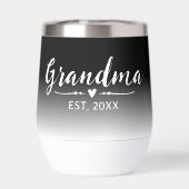 Oma is gevestigd Zwarte Gradiënt (Achterkant)