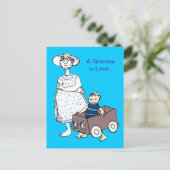 Oma is Liefde Briefkaart (Staand voorkant)