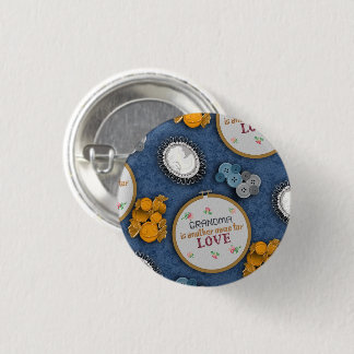 Oma is Liefde Speld Ronde Button 3,2 Cm