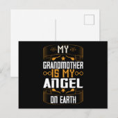 Oma - Is Mijn Engel Op Aarde Briefkaart (Voorkant / Achterkant)