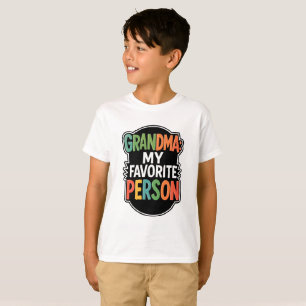 Oma is mijn favoriete persoon t-shirt