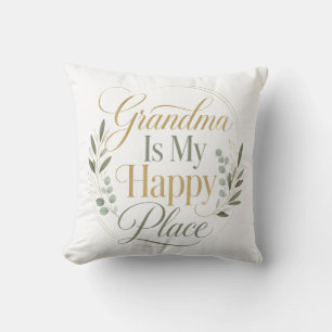 Oma is mijn geluksplek kussen
