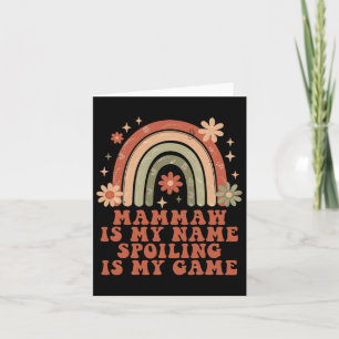 Oma Is Mijn Naam Bederf Is Mijn Spel Regenboog Mot Kaart