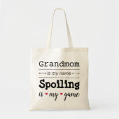 'Oma is mijn naam' Budget Canvas tas (Voorkant)