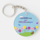 Oma is mijn naam. Spoil is mijn spel. Sleutelhanger (Voorkant)