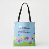 Oma is mijn naam. Spoil is mijn spel. Tote Bag (Voorkant)